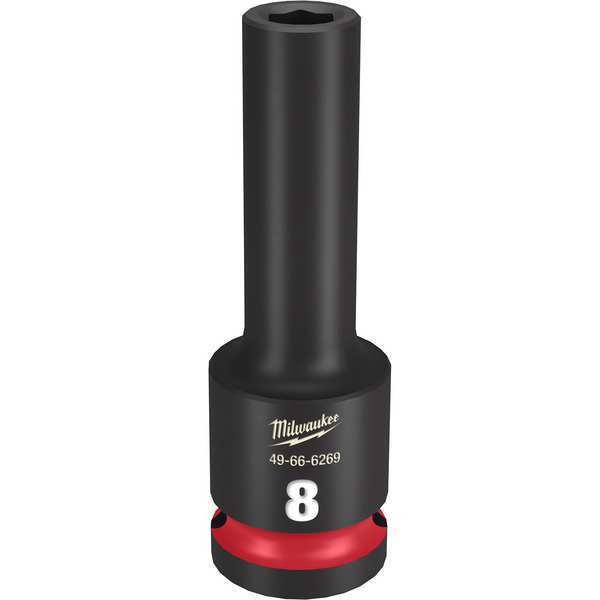 8mm SHOCKWAVE Impact Duty 1/2 in. Drive Deep Well 6 Point Impact Socket