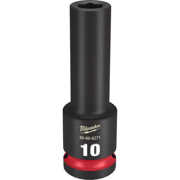 10mm SHOCKWAVE Impact Duty 1/2 in. Drive Deep Well 6 Point Impact Socket