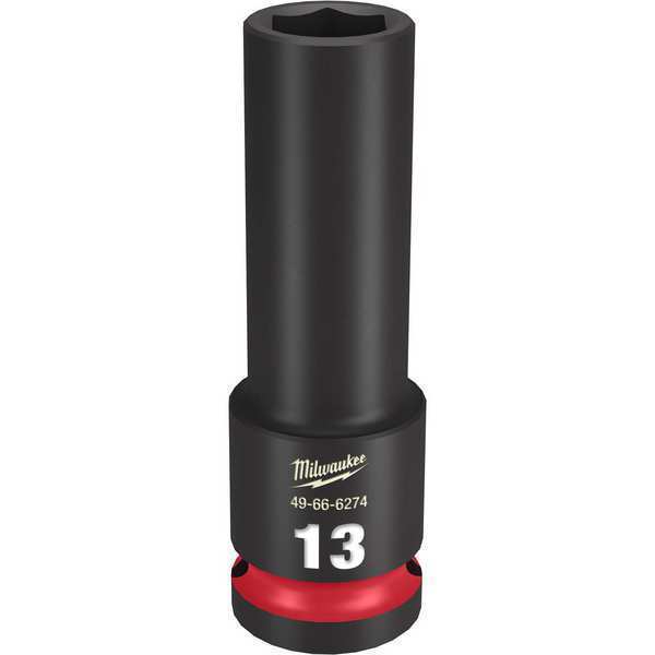 13mm SHOCKWAVE Impact Duty 1/2 in. Drive Deep Well 6 Point Impact Socket