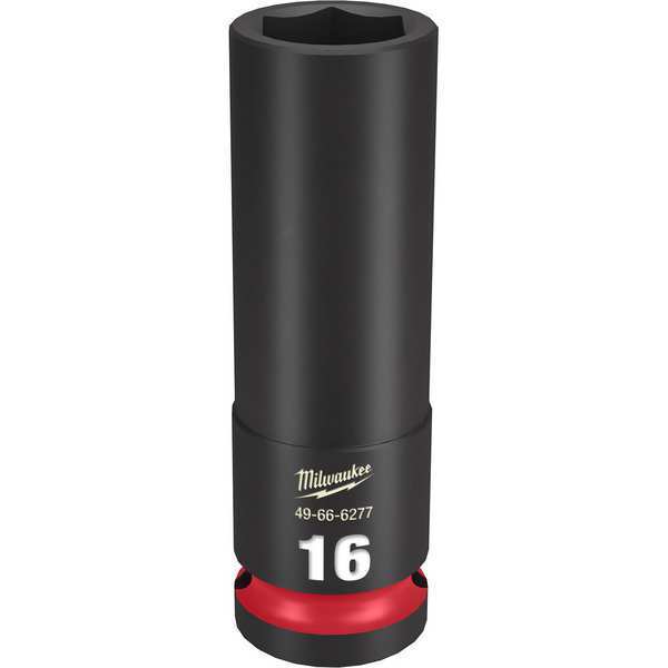 16mm SHOCKWAVE Impact Duty 1/2 in. Drive Deep Well 6 Point Impact Socket