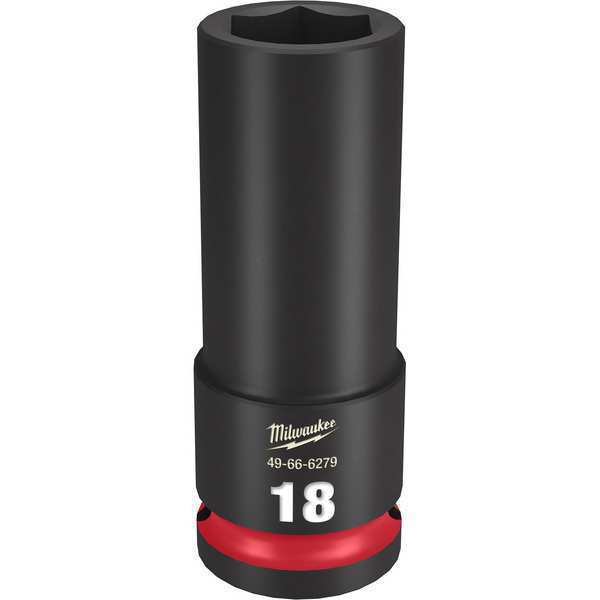 18mm SHOCKWAVE Impact Duty 1/2 in. Drive Deep Well 6 Point Impact Socket