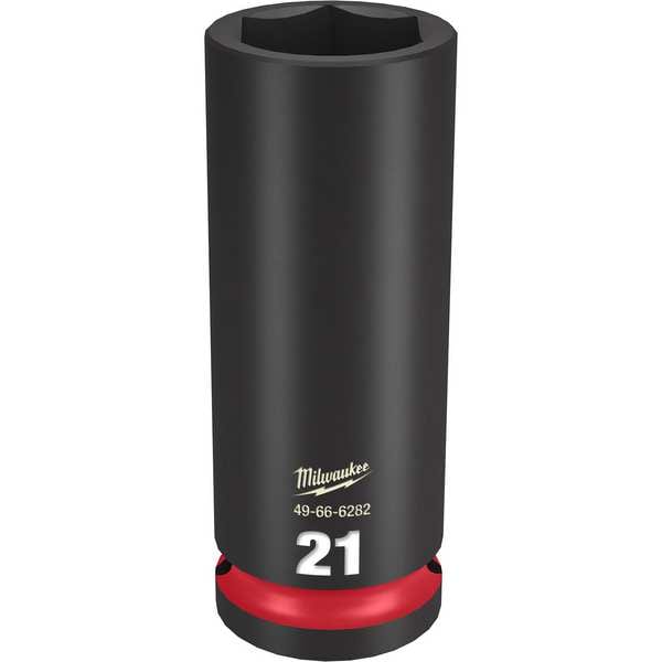 21mm SHOCKWAVE Impact Duty 1/2 in. Drive Deep Well 6 Point Impact Socket