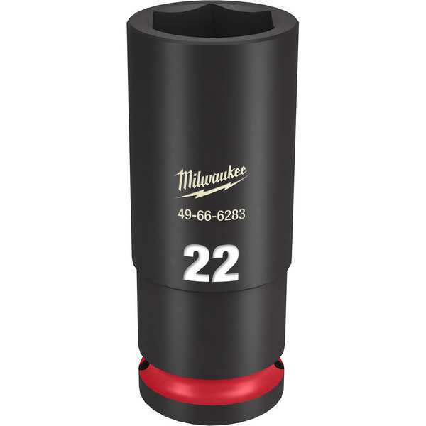 22mm SHOCKWAVE Impact Duty 1/2 in. Drive Deep Well 6 Point Impact Socket