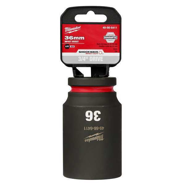 36mm SHOCKWAVE Impact Duty 3/4 in. Drive Deep Well 6 Point Impact Socket