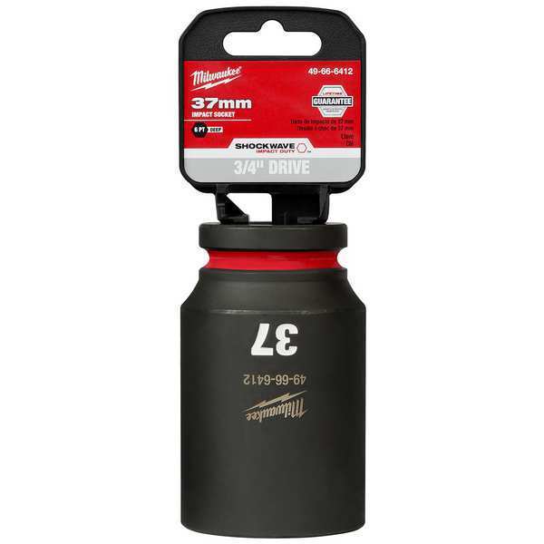 37mm SHOCKWAVE Impact Duty 3/4 in. Drive Deep Well 6 Point Impact Socket