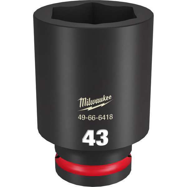 43mm SHOCKWAVE Impact Duty 3/4 in. Drive Deep Well 6 Point Impact Socket