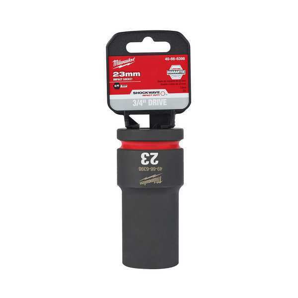 23mm SHOCKWAVE Impact Duty 3/4 in. Drive Deep Well 6 Point Impact Socket