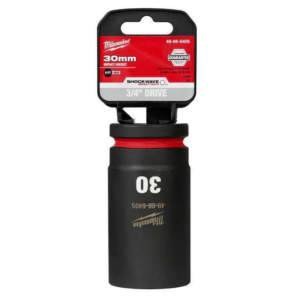 30mm SHOCKWAVE Impact Duty 3/4 in. Drive Deep Well 6 Point Impact Socket
