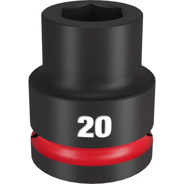 20mm SHOCKWAVE Impact Duty 3/4 in. Drive Standard 6 Point Impact Socket