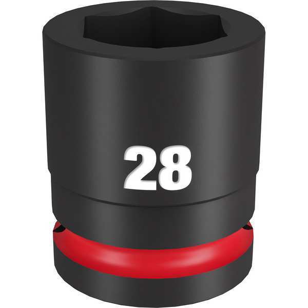 28mm SHOCKWAVE Impact Duty 3/4 in. Drive Standard 6 Point Impact Socket
