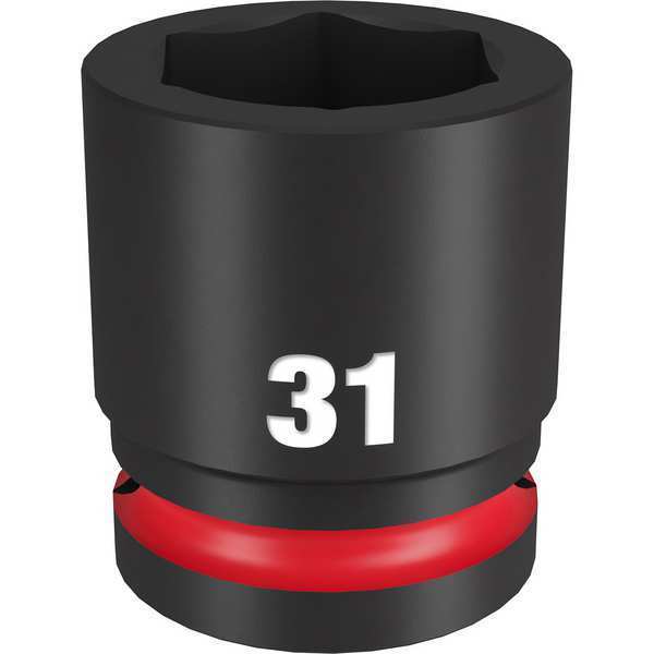 31mm SHOCKWAVE Impact Duty 3/4 in. Drive Standard 6 Point Impact Socket