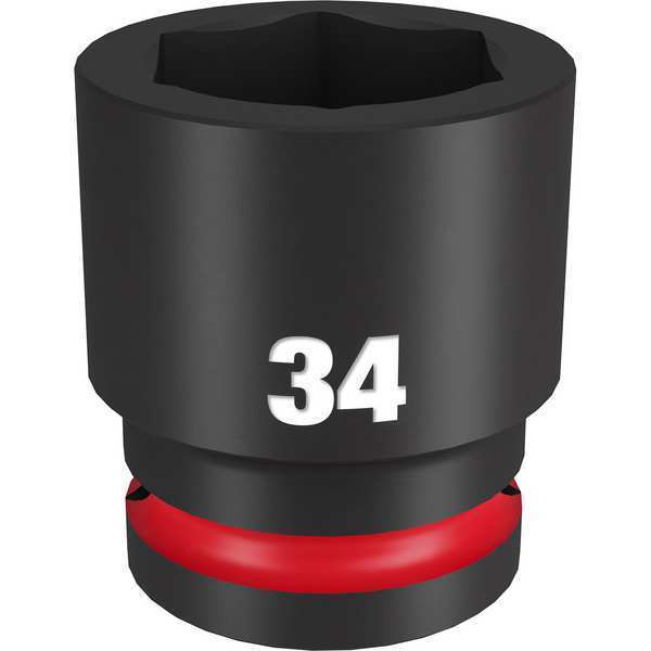 34mm SHOCKWAVE Impact Duty 3/4 in. Drive Standard 6 Point Impact Socket