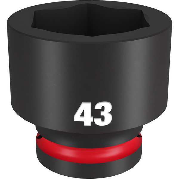 43mm SHOCKWAVE Impact Duty 3/4 in. Drive Standard 6 Point Impact Socket