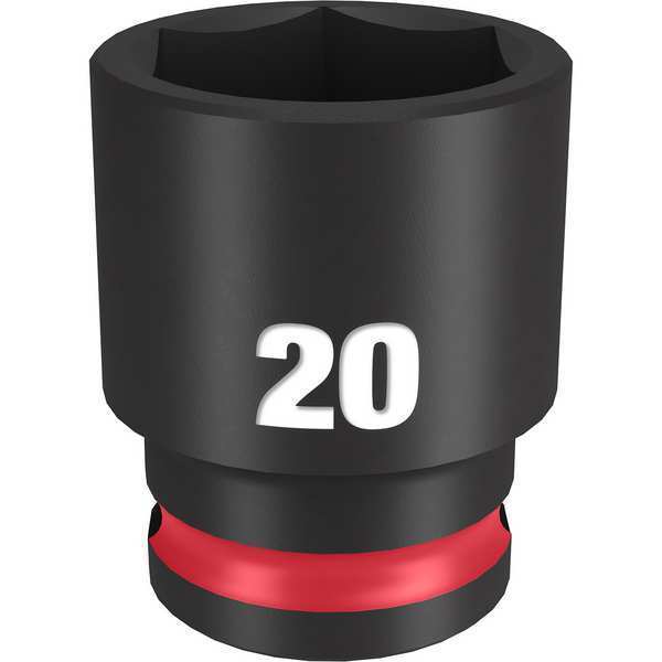 20mm SHOCKWAVE Impact Duty 3/8 in. Drive Standard 6 Point Socket