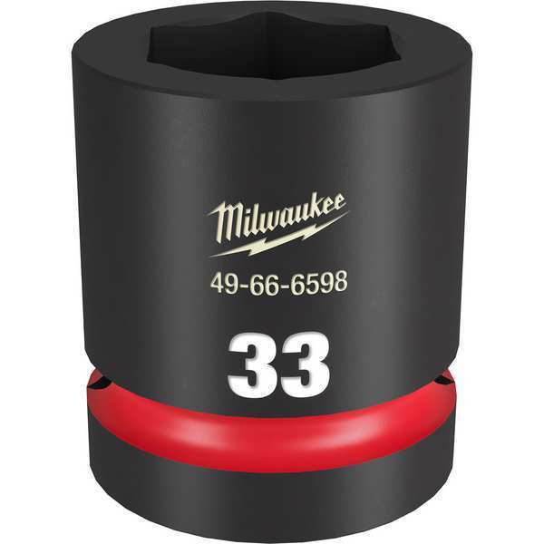 33mm SHOCKWAVE Impact Duty 1 in. Drive Standard 6 Point Impact Socket