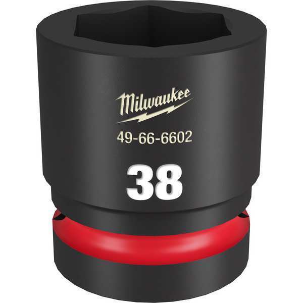 38mm SHOCKWAVE Impact Duty 1 in. Drive Standard 6 Point Impact Socket