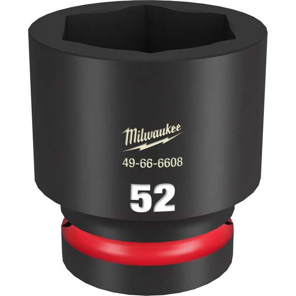 52mm SHOCKWAVE Impact Duty 1 in. Drive Standard 6 Point Impact Socket