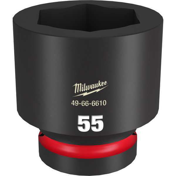 55mm SHOCKWAVE Impact Duty 1 in. Drive Standard 6 Point Impact Socket