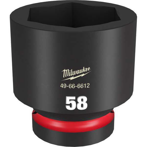 58mm SHOCKWAVE Impact Duty 1 in. Drive Standard 6 Point Impact Socket