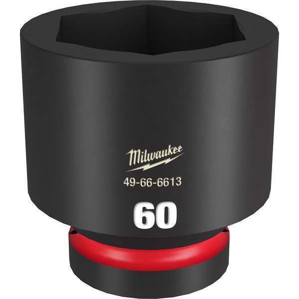 60mm SHOCKWAVE Impact Duty 1 in. Drive Standard 6 Point Impact Socket