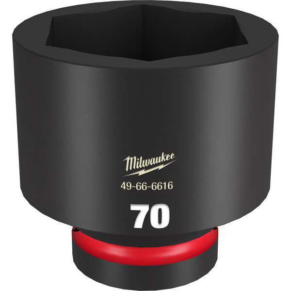 70mm SHOCKWAVE Impact Duty 1 in. Drive Standard 6 Point Impact Socket