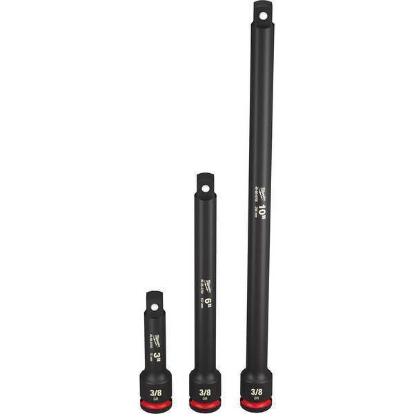 3 pc. SHOCKWAVE Impact Duty 3/8 in. Drive Extension Set