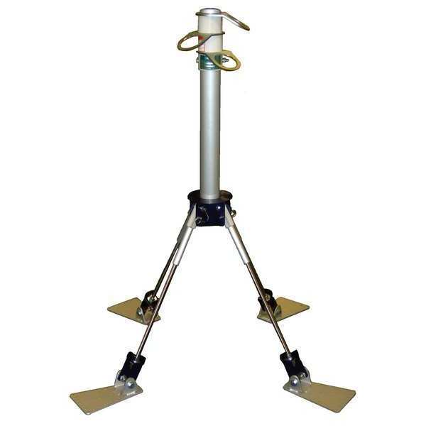 Vertical Base, Clamp-On, 310 lb Capacity