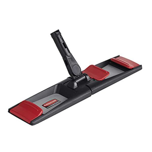 Flat Mop Frame, 1.06 lb Dry Wt, Quick Change Connection, Black, Microfiber