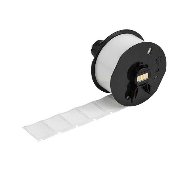 Precut Label Roll, White, Vinyl, 3/4