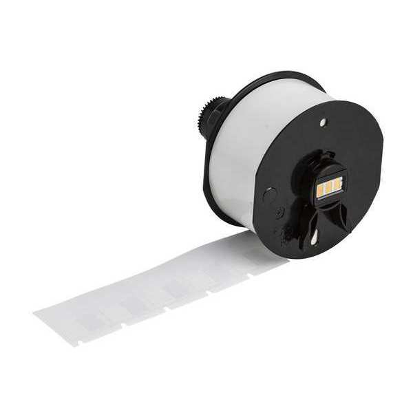 Label Roll, White, Vinyl, 1-1/4