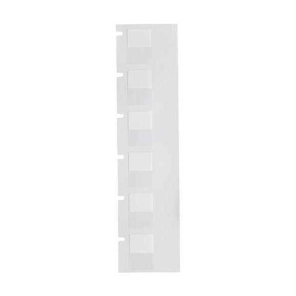 Label Roll, White, Vinyl, 1-1/4
