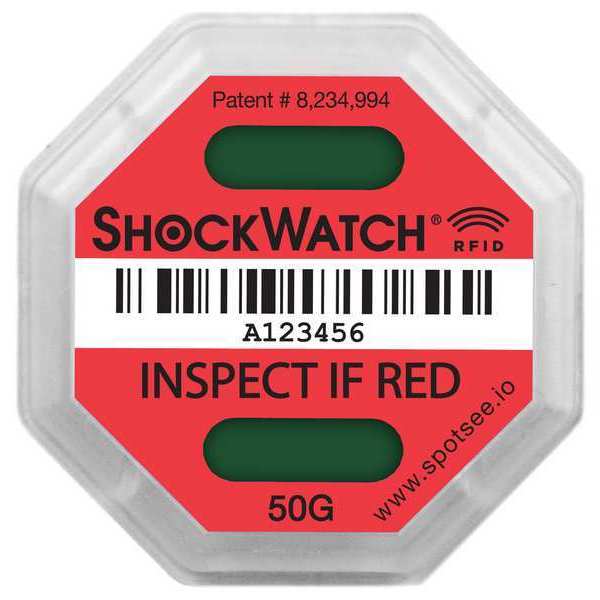 RFID Impact Tag, Field-Armable, 50G, PK100