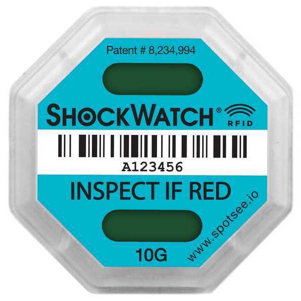 RFID Impact Tag, Field-Armable, 10G, PK100