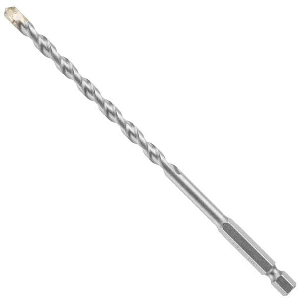 Hammer Drill Bit, 1/4in, 6in Length