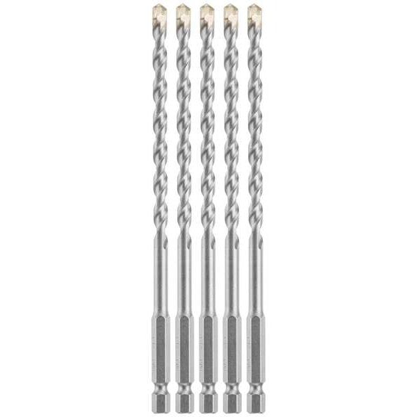 Hammer Drill Bit, 1/4in, 6in Length