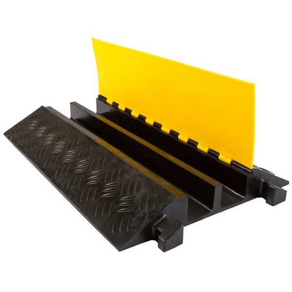 Cable Protector, 2 Channel, 10000 lb/Axle