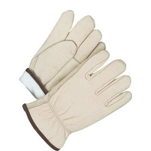 Grain Cowhide Driver Keystone Thumb Lined Thinsulate C100, Shrink Wrapped, Size L
