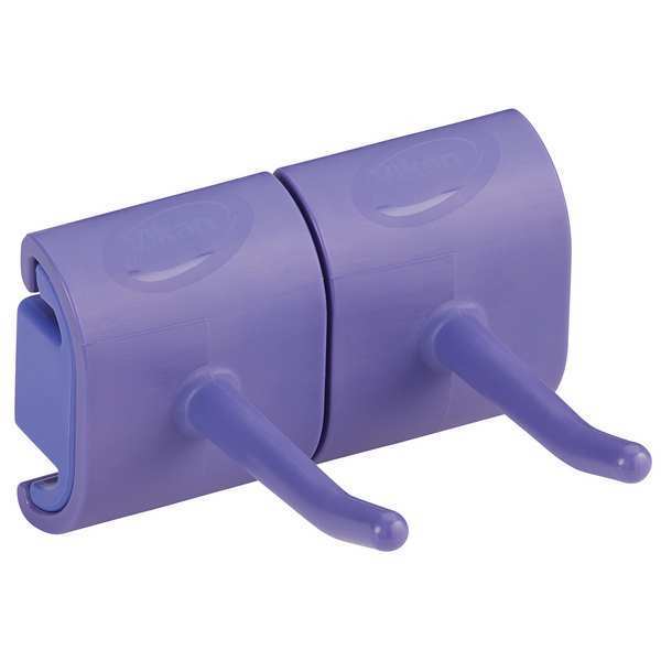 Tool Wall Bracket, 3 1/4 in L, Purple