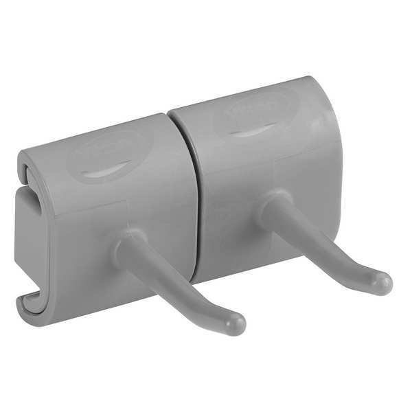 Tool Wall Bracket, 3 1/4 in L, Gray