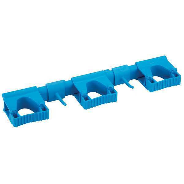 Tool Wall Bracket, 16 1/2 in L, Blue