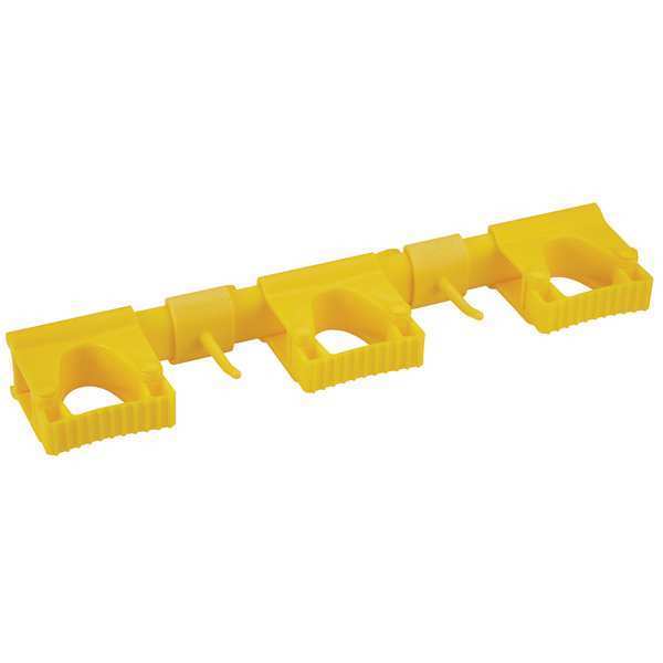 Tool Wall Bracket, 16 1/2 in L, Yellow
