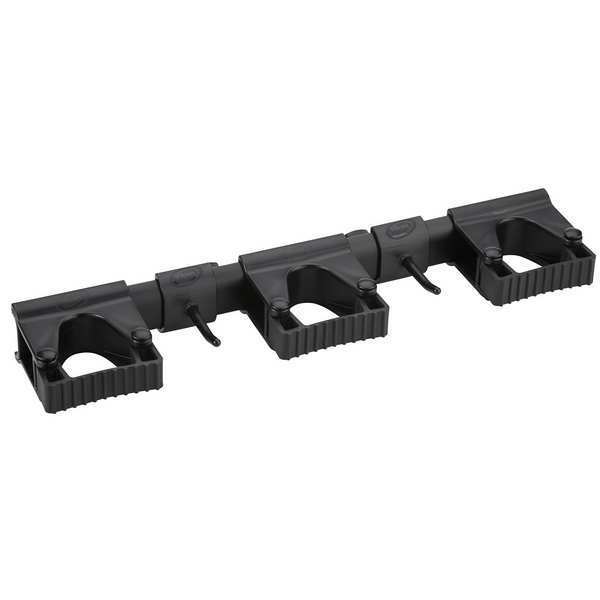 Tool Wall Bracket, 16 1/2 in L, Black