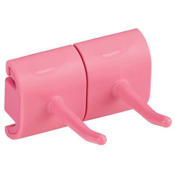 Tool Wall Bracket, 3 1/4 in L, Pink