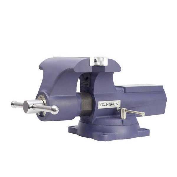 Combo Bench&Pipe Vise, Serrated Jaw, 10