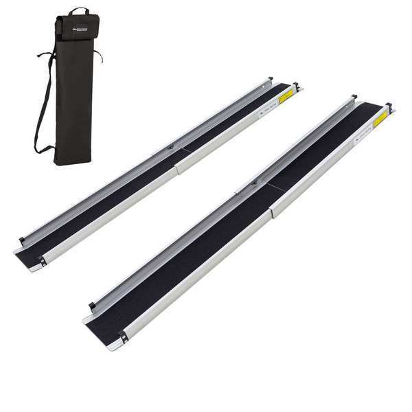 Wheelchair Track Ramp w/Bag, 600 lb Cap.