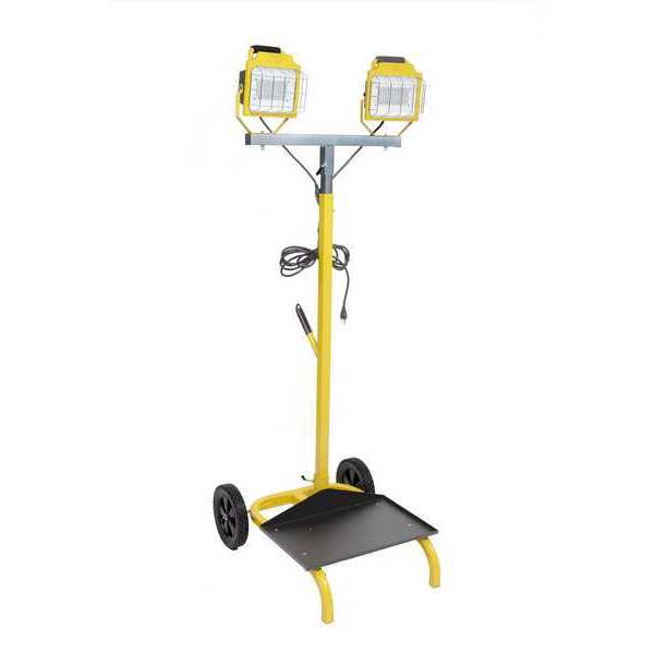 Dual Head Tower Light, Corded, 11000lm, LED