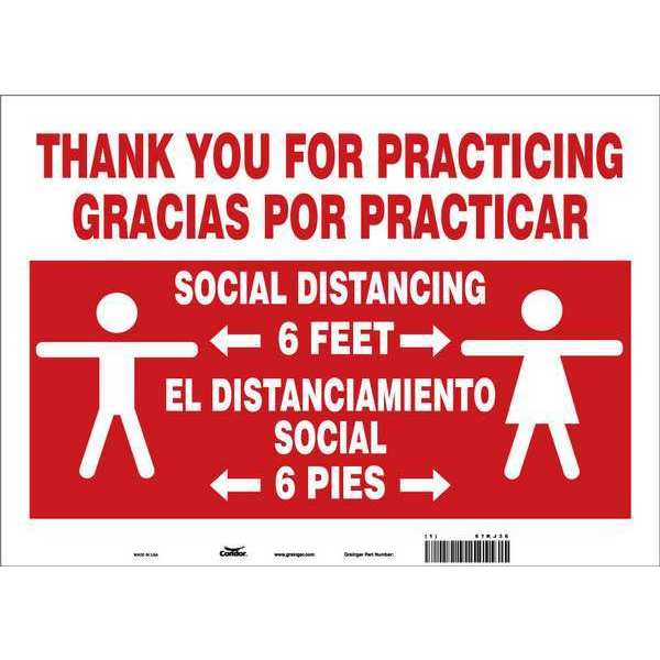 COVID 19 Distancing Sign, 14