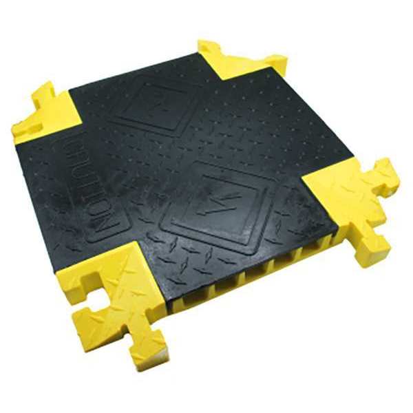 Cable Protector, 5 Channel, 1-7/16 ft L