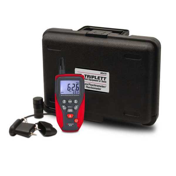 Moisture/Psychrometer/IR Thermometer, 3ft