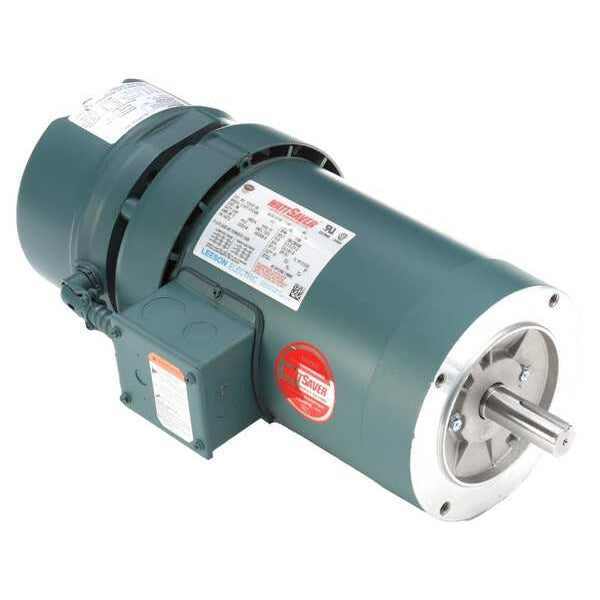 3-Phase Brake Motor, 1 HP, 143TC Frame, 208-230/460V AC Voltage, 1,760 Nameplate RPM